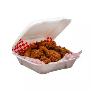 Dart HC9SC1PF, 9x9x3-Inch 1-Compartment Compostable Hinged Container, 200/CS - Picture 1 of 1