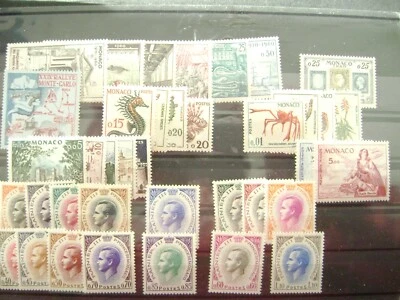 Monaco 66  cpl. sets and singles with high CV +$345. - Image 1 of 4