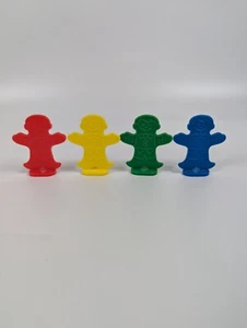 Candy Land Gioco da Tavolo Pezzi di Ricambio 4 Pezzi a Forma di Pan di Zenzero - Foto 1 di 4