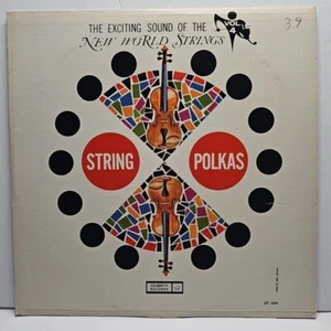 String Polkas New World Strings LP Vinyl Record Music UT604 Celebrity Records - Foto 1 di 4