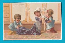 Extremely Rare Card No. 52/6 issued by AU BON MARCHE in FRANCE in 1880 - 1885