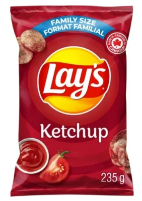 Lay's Ketchup Flavored Potato Chips, 220g - Image 1 of 4