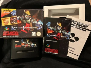 Super Nintendo Killer Instinct Game With Box And Instructions - Picture 1 of 6