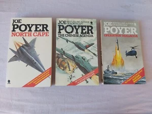 Joe Poyer Paperbacks North Cape , The Chinese Agenda , Operation Malacca Book - Imagen 1 de 4