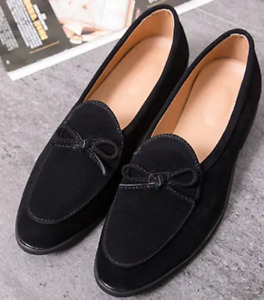 Mens Shoes Casual Loafers Velvet Plus Round Toe Fashion Flat Heels Comfort 38-47