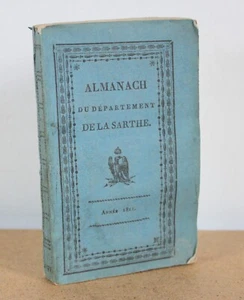 Almanach des Departements Sarthe für das Jahr 1811 - Bild 1 von 8