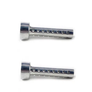 dB Killer 48mm 140mm dB Eater 2'' pulgadas colector silenciador silenciador 2 piezas - Imagen 1 de 5