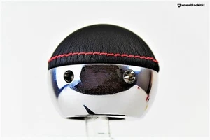 Knauf 500 Leder schwarz Basis Chrom - Bild 1 von 2