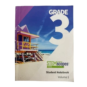 Florida STEMscopes Math Student Notebook Grade 3 Volume 1 - Foto 1 di 2