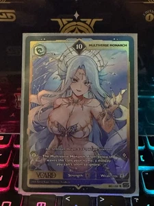 VCARD Rising Stars - 1st Edition - Multiverse Monarch - Power 10 Ultra Rare - Picture 1 of 2