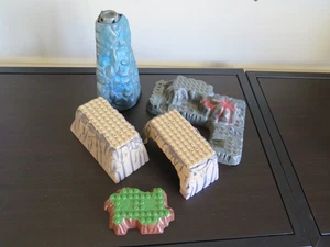 MEGA BLOKS DRAGONS 5 LANDSCAPE PIECES LOT KRYSTAL WARS CASTLE - Picture 1 of 1