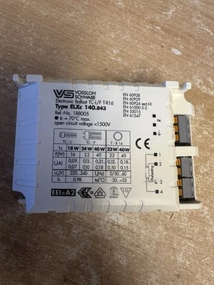 Vossloh Schwabe ELXc 140-843 Electronic Ballast