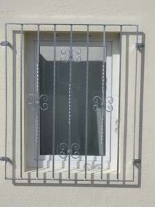 Fenstergitter Mercur Sicherheitsgitter Einbruchsschutz Feuerverzinkt 1070x1055mm - Bild 1 von 3