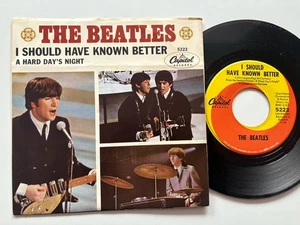 The Beatles 45 + Picture Sleeve A Hard Day’s Night MINT ORIGINAL - Picture 1 of 2