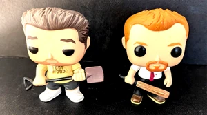 Funko Pop Shaun Of The Dead Bloody Exclusive Shaun And Ed Loose OOB - Picture 1 of 6