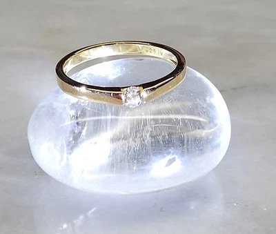 DIAMANT Ring Gr.21 (Ca..66) 925/- SILBER Brilliantschliff - Bild 1 von 4