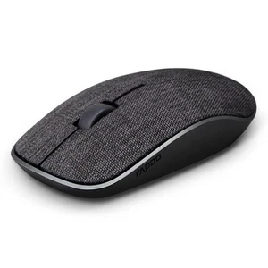 Rapoo M200+ Kabellose optische Multimodus-Maus TEXTIL-Edition Schwarz Funkmaus - Bild 1 von 4