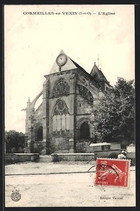 CPA Cormeilles-en-Vexin, L´Eglise 1912 - Picture 1 of 2