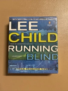 A Jack Reacher Series by Lee Child "Running Blind" 11 CD Audiobook New Sealed - Imagen 1 de 4