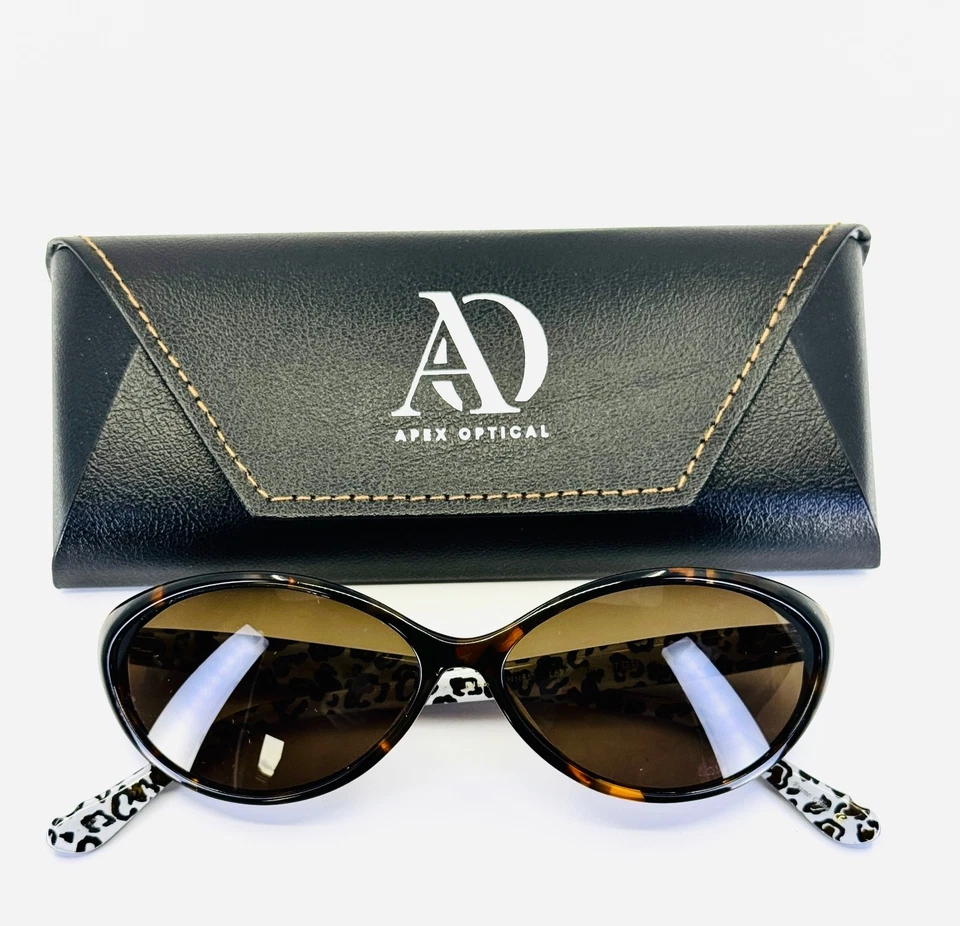 NUEVO LULU GUINNESS L524 TOR Marrón Negro Mujer Ojo de Gato Gafas de Sol 57-14-140 B:36 Foto 1 de 4