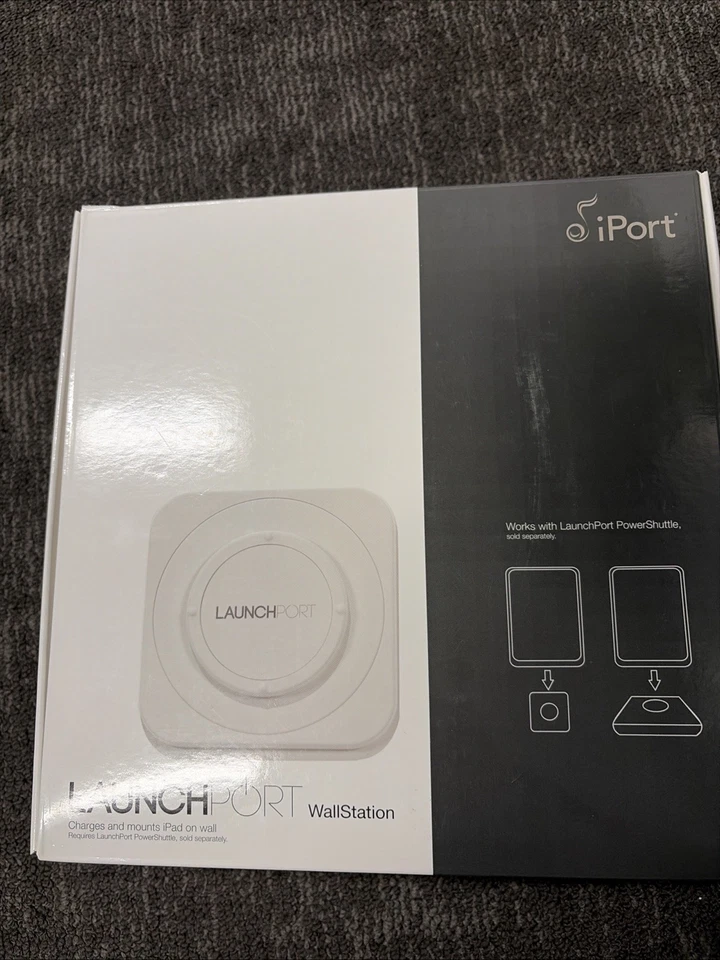 iPort Launchport Wall Station Ipad Charging Mount (Only) in White Model 70142 - Image 1 of 4