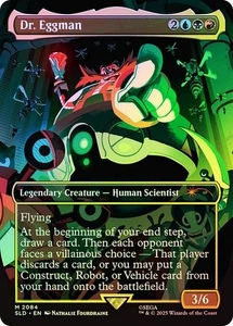 IN HAND - Dr. Eggman ✨RAINBOW FOIL✨ Secret Lair x Sonic - NM Magic MTG - Picture 1 of 1