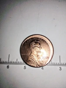 2000 P Lincoln Penny Error 20% Off Center Strike Red Linoln Memorial Cent BU - Picture 1 of 3