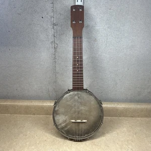 Vtg Hawked & Son Banjo-lele Banjo Ukelele 1920s-30s - Picture 1 of 11