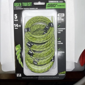 Shakespeare Ugly Twist Trimmer Line Twisted Contractor Grade .080 Dia x 14 5 PK - Picture 1 of 1