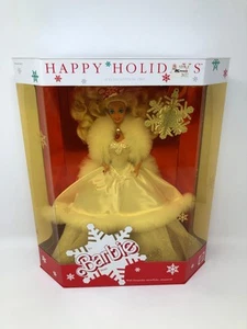 Barbie Holiday Christmas 1989 Happy Holiday Barbie - Picture 1 of 4