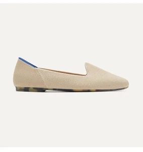 NEW ROTHYS The Lounge Loafer in Sand Stone CASUAL SHOES SLIP ON BEIGE SIZE 11 - Picture 1 of 4