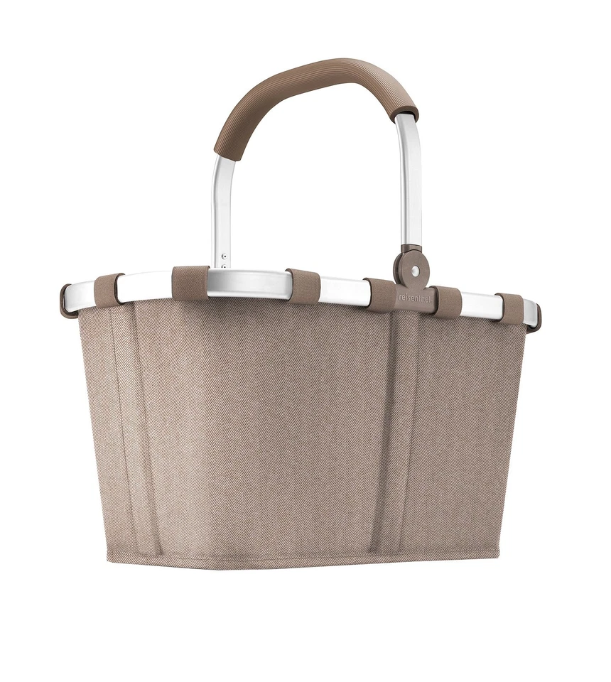 BK6054 Reisenthel Einkaufskorb carrybag Kunstfaser herringbone mokka D