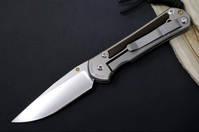 Chris Reeve Knives Small Sebenza 31 LEFT HAND - CPM-Magnacut Steel / Polished Dr - Image 1 of 4