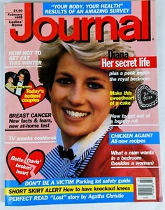 Ladies' Home Journal 1988 Princess Diana Bettie Davis Agatha Christie Ads - Picture 1 of 9