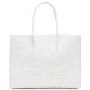 Genuino COCCINELLE Borsa a mano MYRTHA MAXI LOG Mujer Blanco - E1QBB180201H13 - Imagen 1 de 4