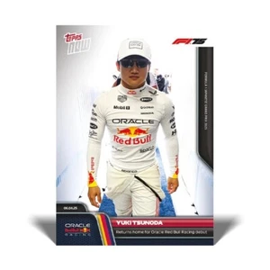 Yuki Tsunoda Red Bull Debut F1 2025 Formula 1 Topps NOW #29 - QTY IN STOCK - Picture 1 of 1