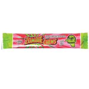 Zombie Chews Sour Strawberry 28g x 20 Halloween Candy Buffet Party Favor Lollies - Bild 1 von 1