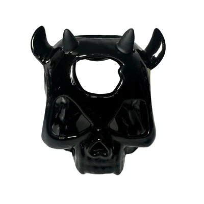 NUEVO Calentador de cera Killstar 4,9” Ashmedai vela de luz de té porcelana negra Foto 1 de 4