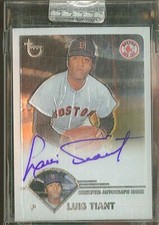 2003 Topps Retired Signature Edition Luis Tiant Auto Factory Sealed #TA-LT