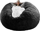Big Round Soft Fluffy Chair PV Velvet Sofa Bed Cover Comfortable furniture-NEW