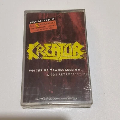 Kreator -Voices of Transgression A 90s  original indonesia tapes brand new 1999 - Image 1 of 4