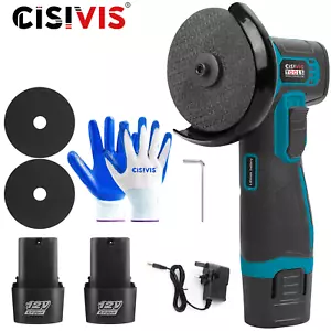 Mini cordless angle grinder polishing and cutting machine+2 battery charger 12V - Picture 1 of 17