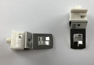 10x 2G11 Leuchtstofflampenfassung Snap In Support PL-L Edelstahl - Bild 1 von 2