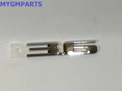 CADILLAC CTS "3.6" CHROME TRUNK EMBLEM 2012-2014  NEW OEM GM 25841627 - Image 1 of 3