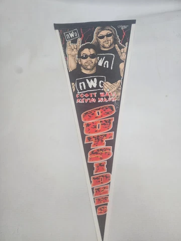 NWO Outsiders Scott Hall & Kevin Nash 1997 WinCraft Wrestling Pennant Vintage Cover