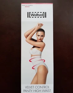 NEW Wolford Velvet Control Panty High Waist Black Size S - Picture 1 of 3