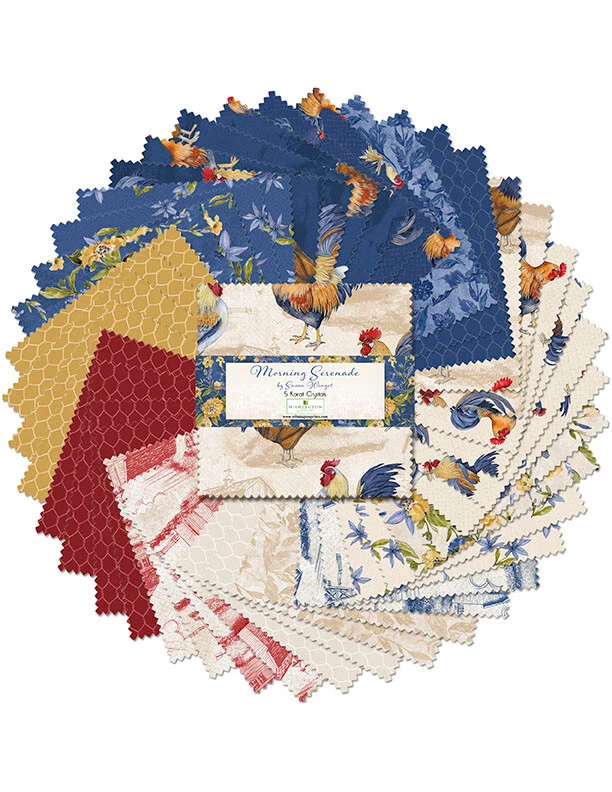 Impresiones Morning Serenade de Wilmington - Paquete de cristales/dijes de 5 quilates Foto 1 de 1