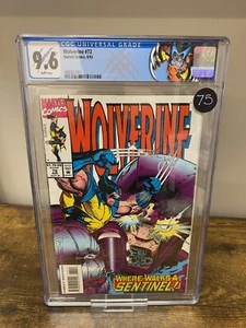WOLVERINE #72 1993 CGC 9.6 CUSTOM LABEL MARVEL  - Picture 1 of 1