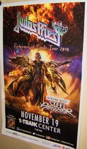 JUDAS PRIEST and STEEL PANTHER in Concert Show Poster Denver Co 2014 Very COOL - Picture 1 of 1