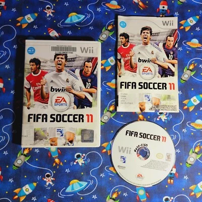 FIFA Soccer 11 (Nintendo Wii, 2010) Complete In Box with Instruction Manual - Image 1 of 4